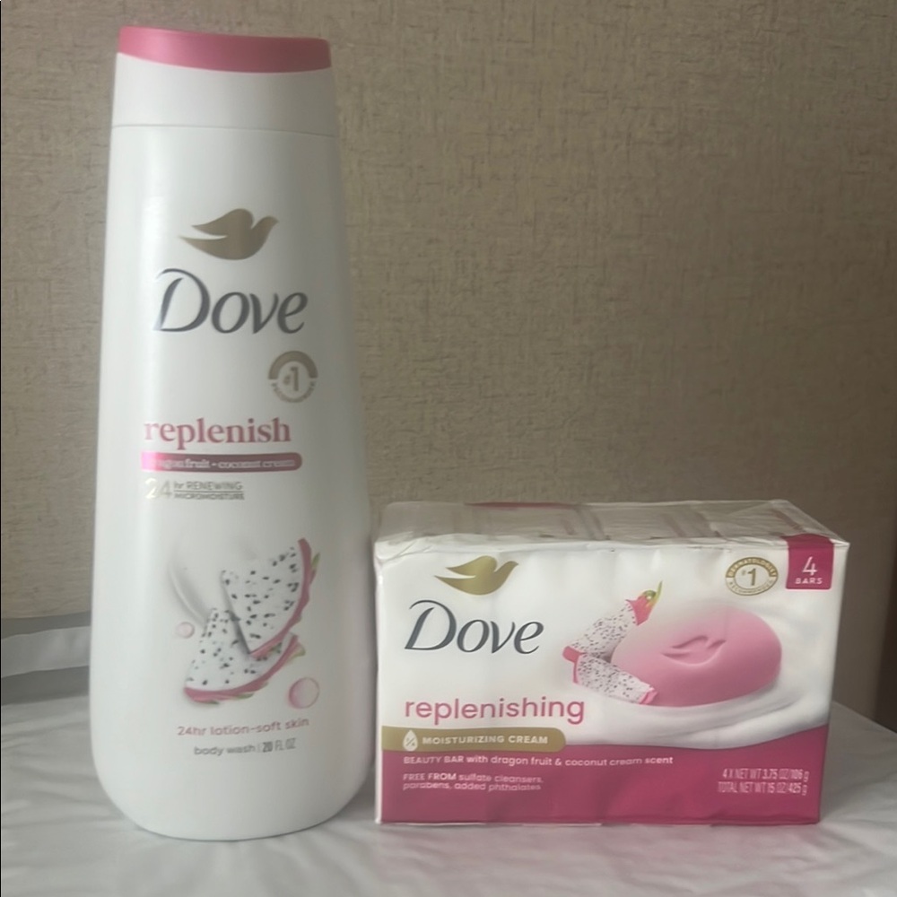Dove Replenishing Lotion and Cream Set